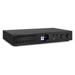 Audizio Brescia: DAB+ en internetradio met Bluetooth, Spotify, CD, MP3 en 120W versterker - Zwart
