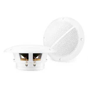 Vonyx MSV50 2x waterdichte plafond speakers - IP44 - 5 inch - Wit