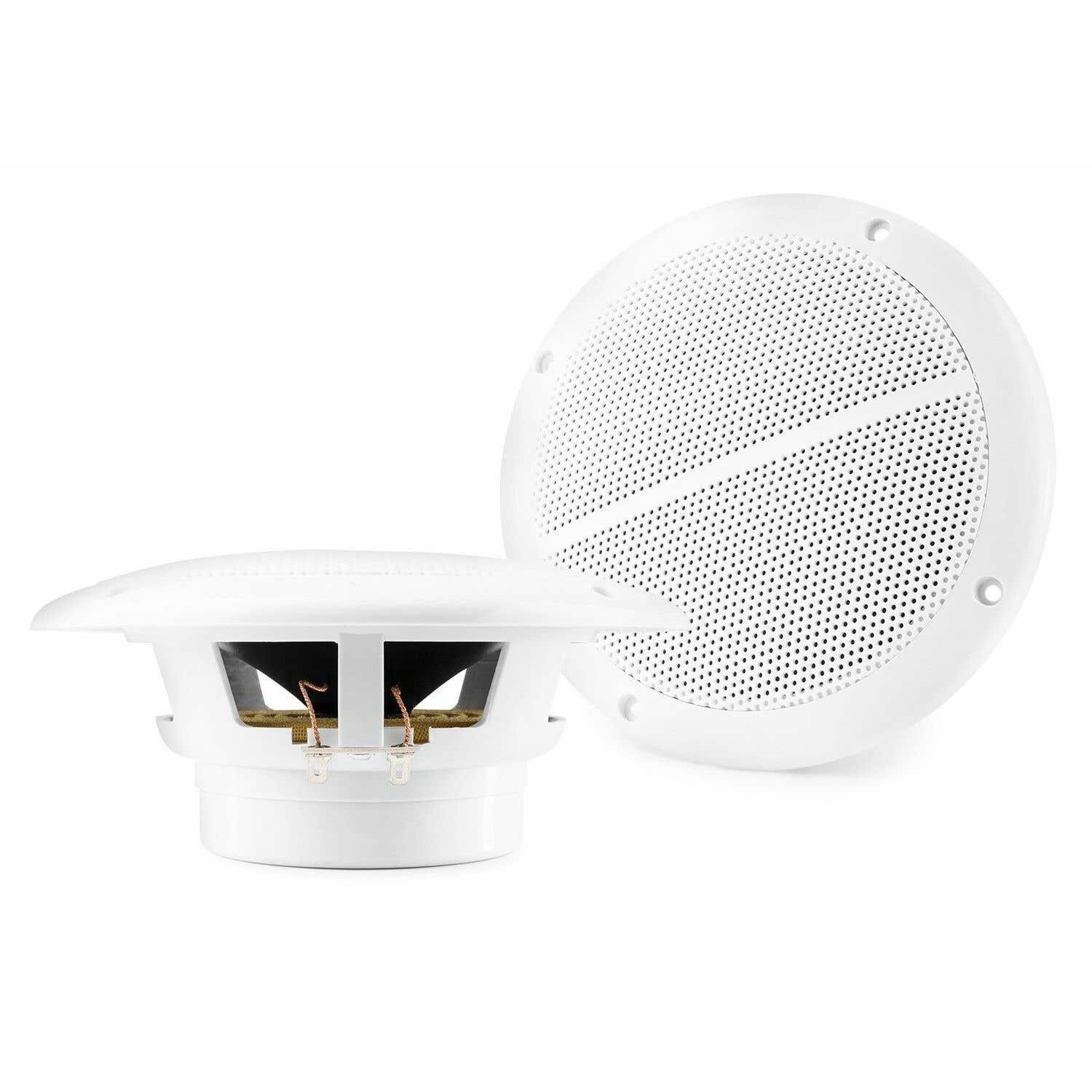 Vonyx MSV50 2x waterdichte plafond speakers - IP44 - 6.5 inch - Wit