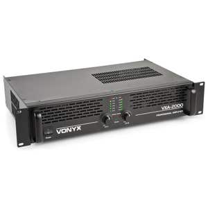 Vonyx VXA-2000 PA versterker - 19 inch - 2x 1000W