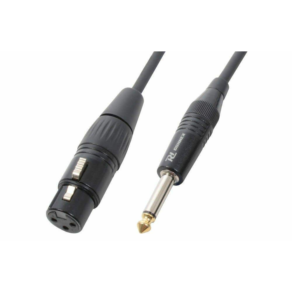 PD Connex XLR Female naar 6.3mm mono Jack kabel - 1.5 meter