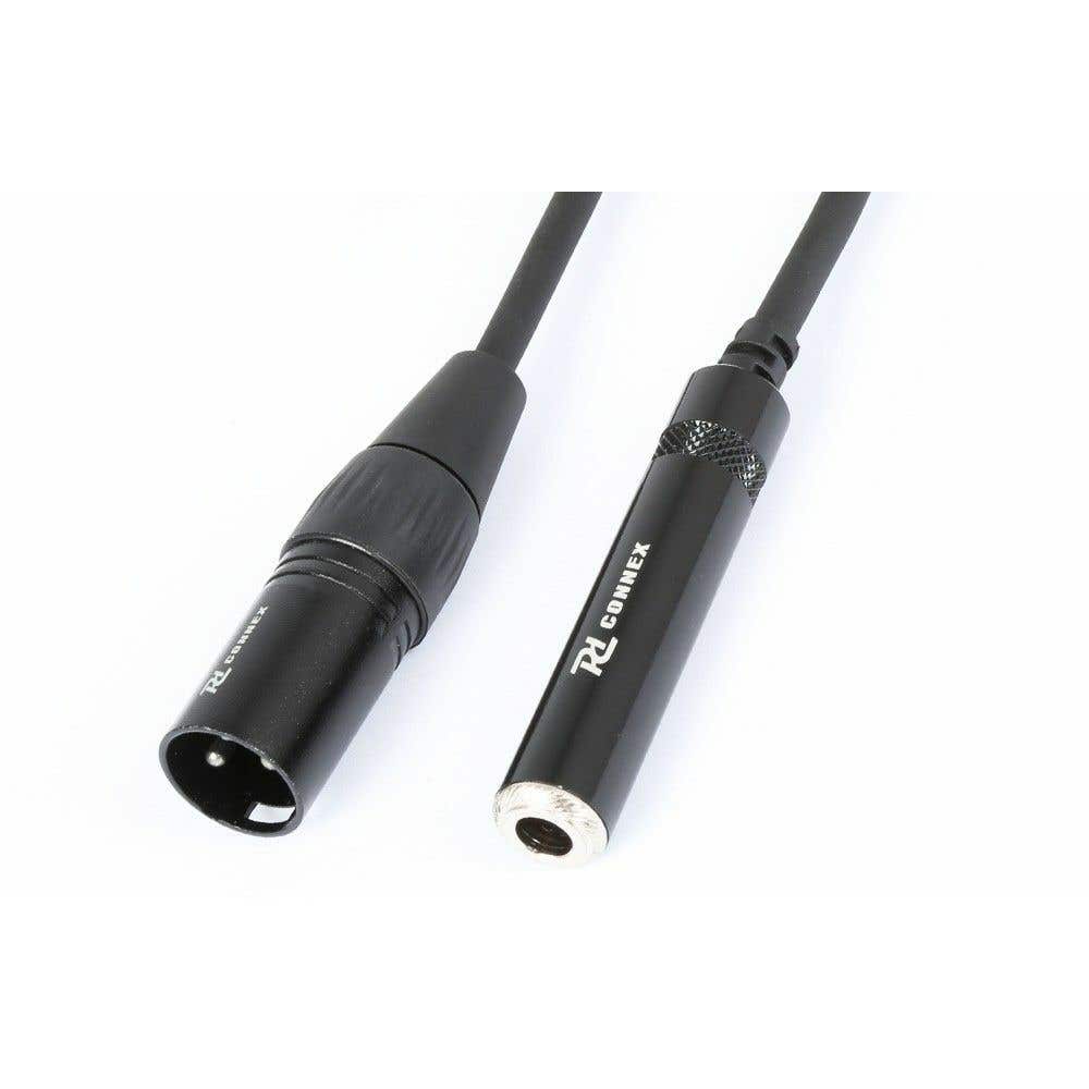 PD Connex XLR Male naar 6.3mm mono Female Jack - 15 cm