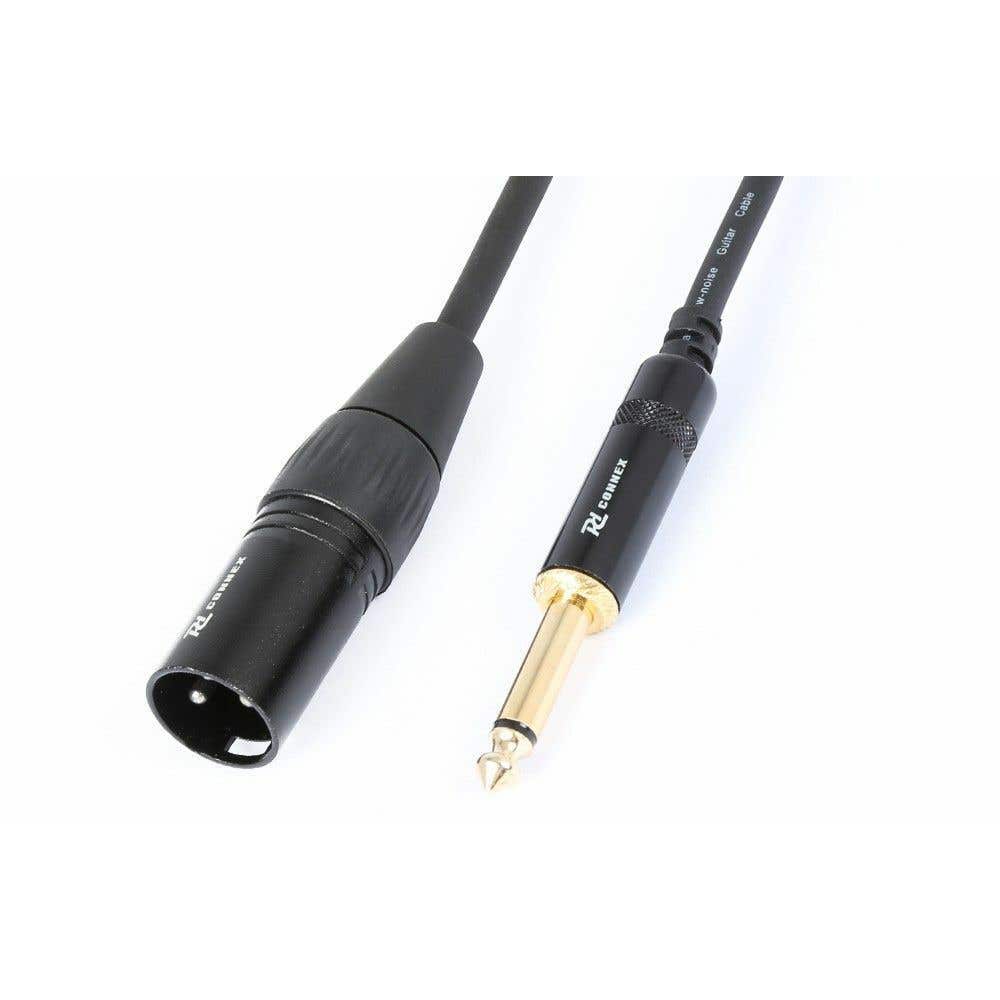 PD Connex XLR Male naar 6.3mm mono Jack kabel - 15 cm