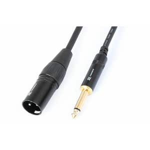 PD Connex XLR Male naar 6.3mm mono Jack kabel - 15 cm
