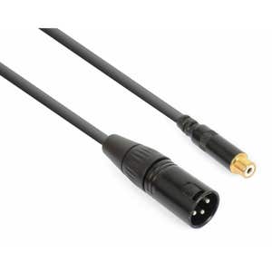 PD Connex XLR Male naar RCA Female kabel - 15cm
