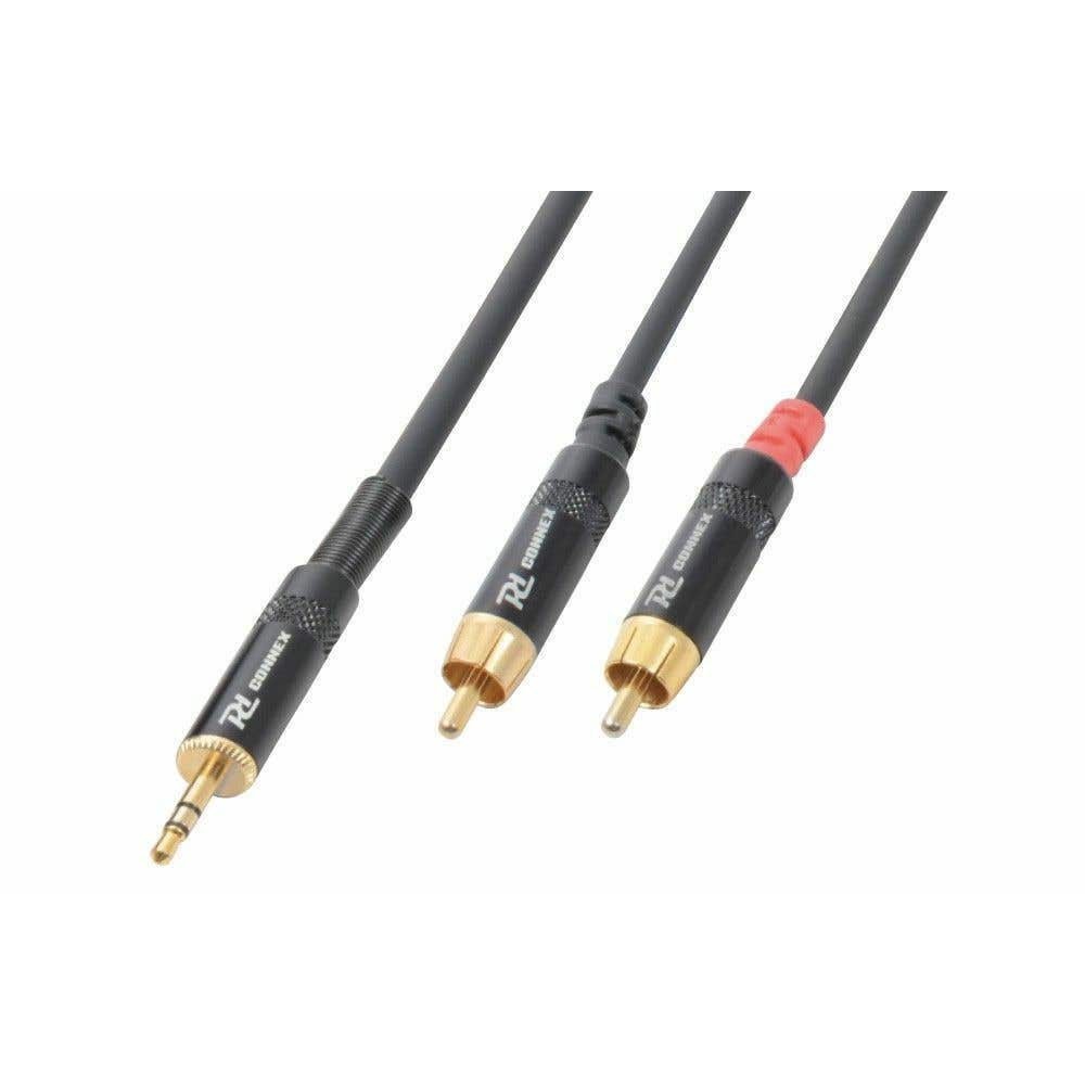 PD Connex 3.5mm stereo Jack naar RCA male kabel - 3 meter