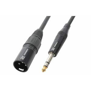 PD Connex XLR Male naar 6.3mm stereo Jack kabel - 3 meter