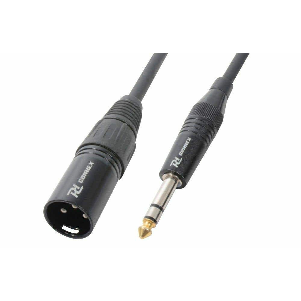 PD Connex XLR Male naar 6.3mm stereo Jack kabel - 15 cm