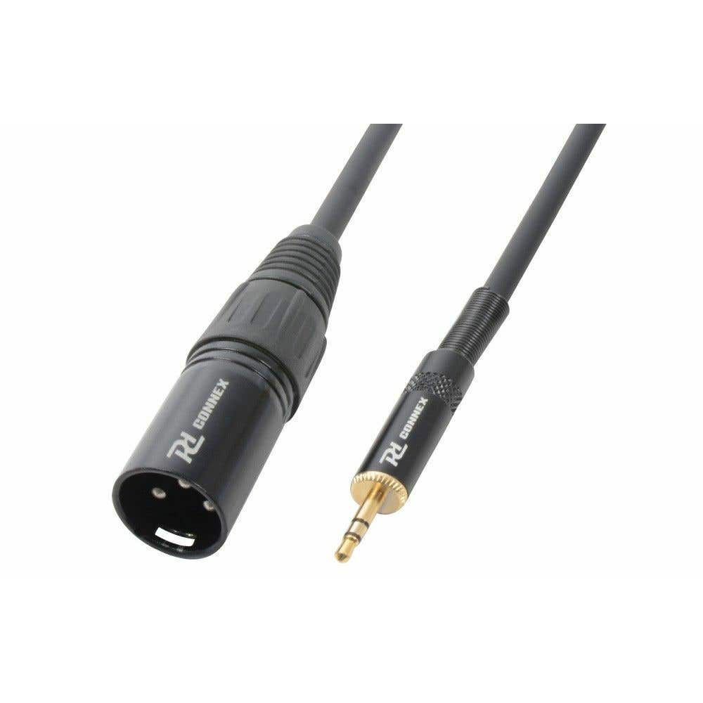PD Connex 3.5mm stereo mini Jack naar XLR Male kabel - 0.5 meter