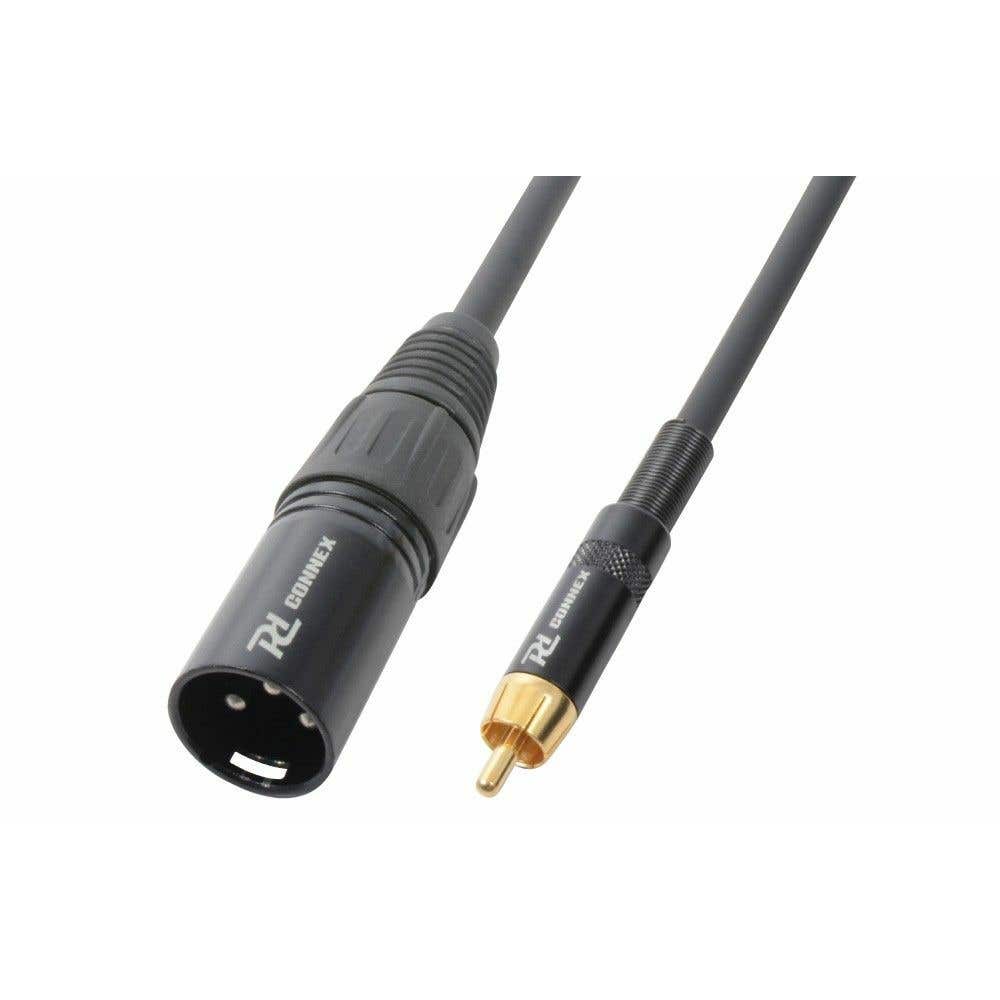 PD Connex XLR Male naar RCA Male - 3 meter
