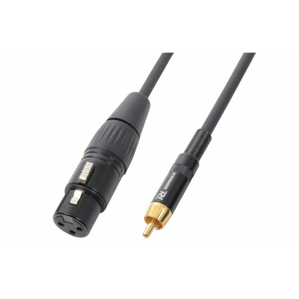 PD Connex XLR Female naar RCA Male kabel - 3 meter