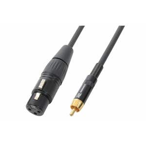 PD Connex XLR Female naar RCA Male kabel - 3 meter
