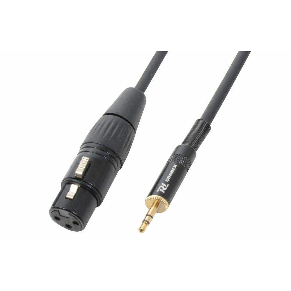 PD Connex 3.5mm stereo mini Jack naar XLR Female kabel 0.5 meter