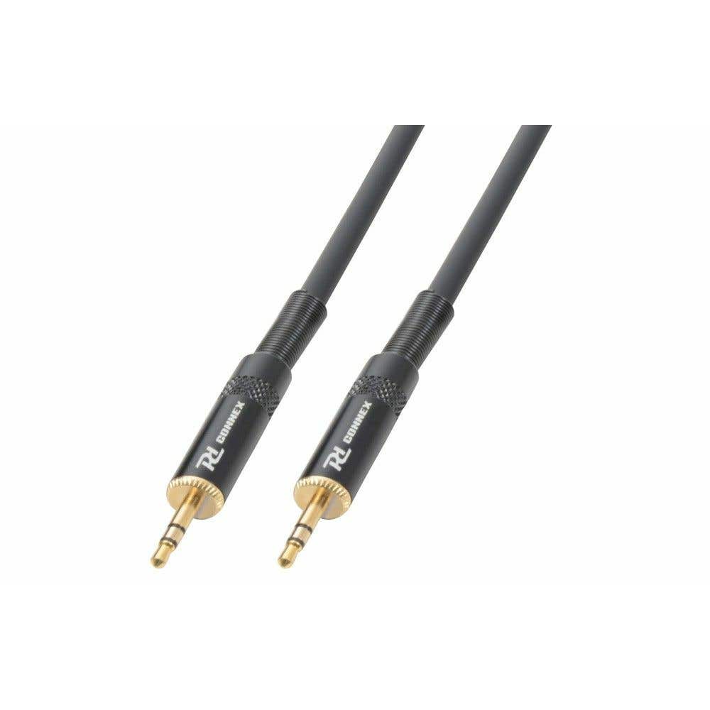 PD Connex Jack kabel: 3.5mm stereo Jack Male naar 3.5mm stereo Jack Male - 3 meter
