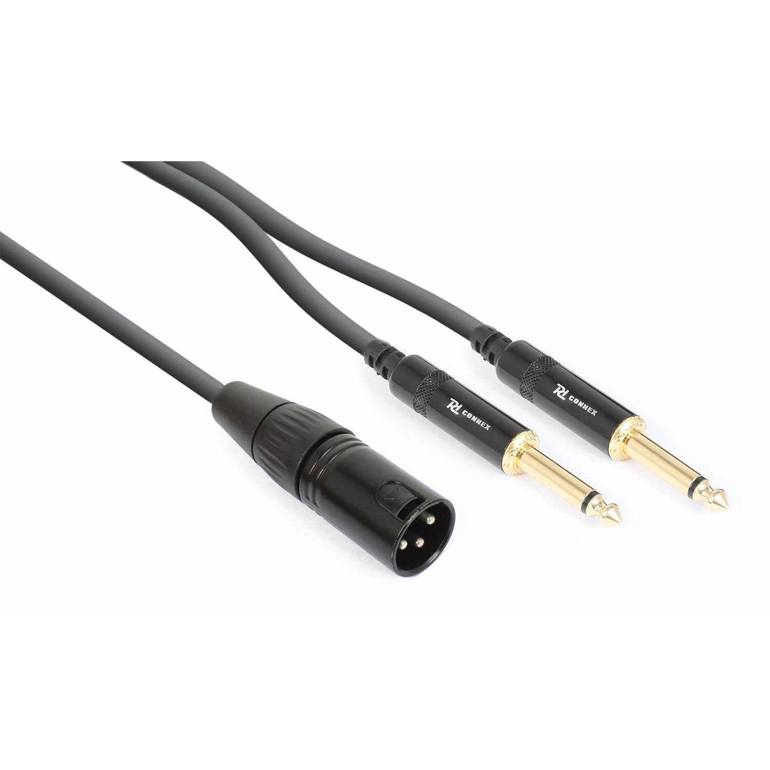 PD Connex CX56-1- XLR Male naar 2x 6.3mm mono Jack kabel - 1.5 meter