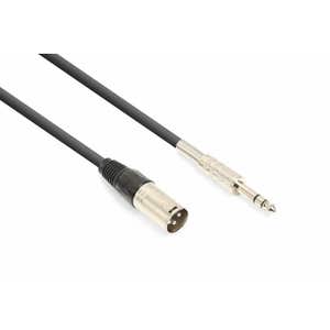 Vonyx audio kabel: XLR Male naar 6.3mm stereo Jack - 1.5 meter