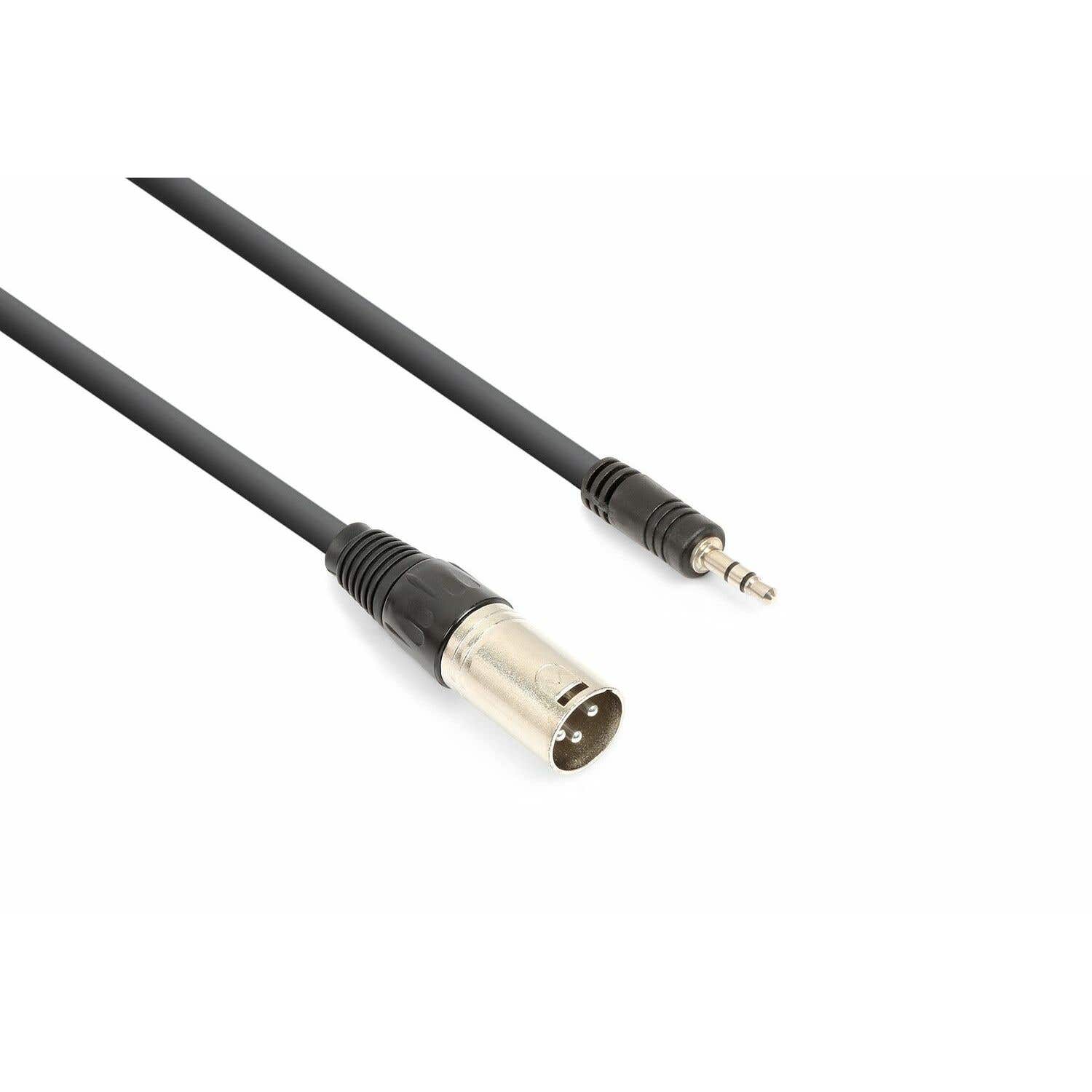 Vonyx audio kabel: XLR Male naar 3.5mm stereo Jack - 0.5 meter