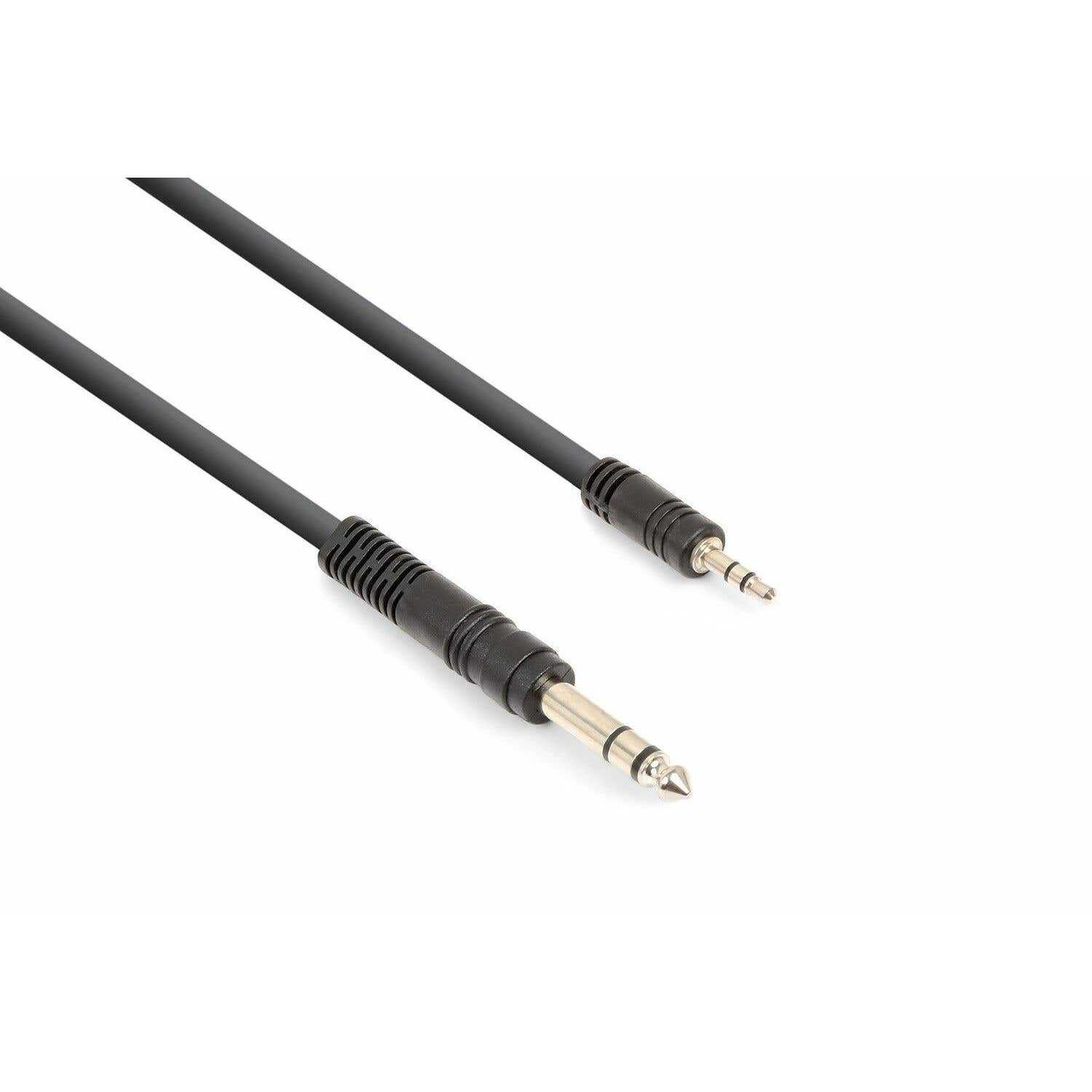 Vonyx stereo audio kabel: 6.3mm Jack naar 3.5mm mini Jack - 1.5 meter