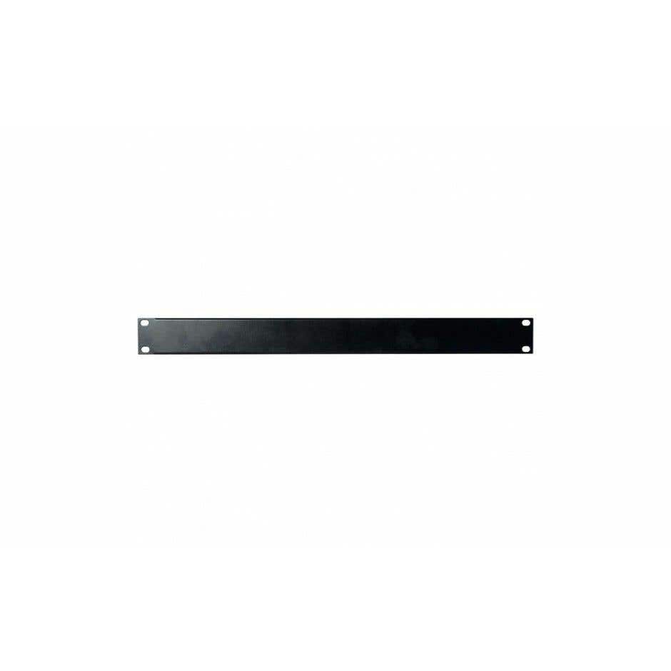 Blindpaneel voor patchkast, serverkast en flightcase - 1U