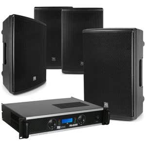 Power Dynamics Professionele geluidsset voor horeca met 1000W RMS