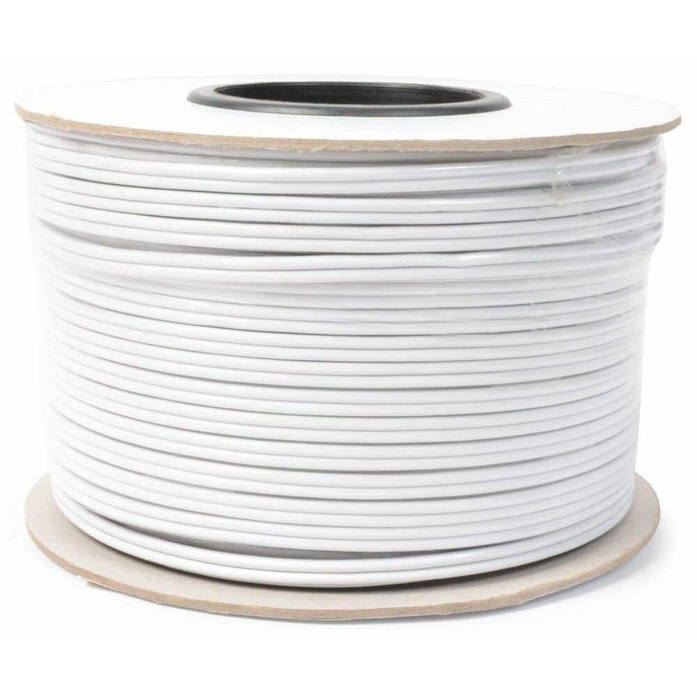 PD Connex luidsprekerkabel: 2 x 1.5mm2 - 100 meter rol - Wit