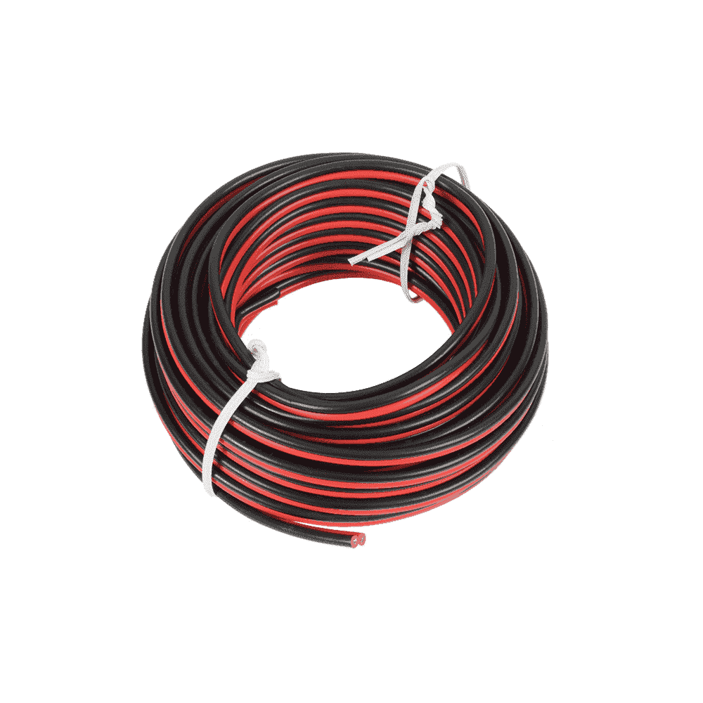PD Connex RX30 luidsprekerkabel: 0.75mm2 - 10 meter - Rood/Zwart