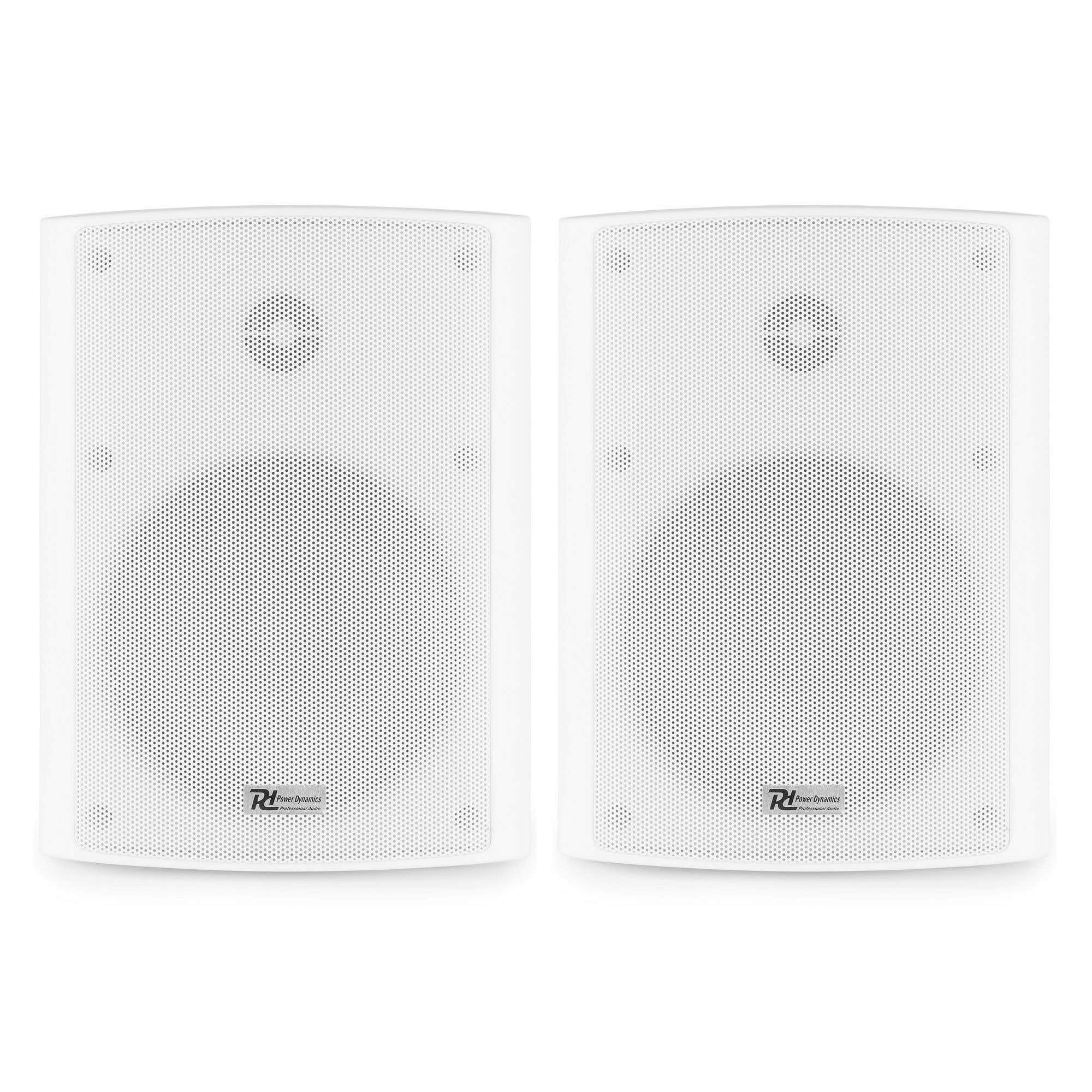 Power Dynamics BC50V 100V speakerset - IP56 waterdicht - 120W - 5.25 inch - Wit