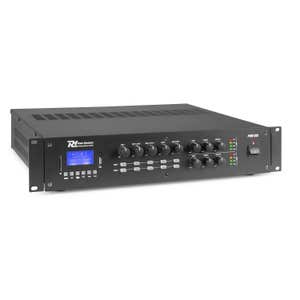 Power Dynamics PRM1202 100W versterker - 2-zone - 2x 120W - Zwart