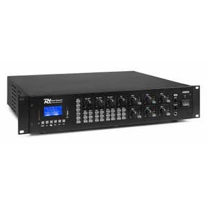 Retourdeal - Power Dynamics PRM606 100V matrix versterker - 6-kanaals - 360W - Zwart