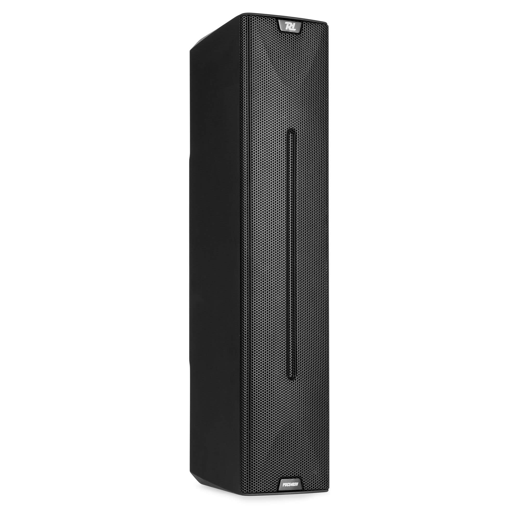 Power Dynamics PDCS403V 100V speaker - Verticale kolomluidspreker - IP44 waterdicht - 60W - Zwart