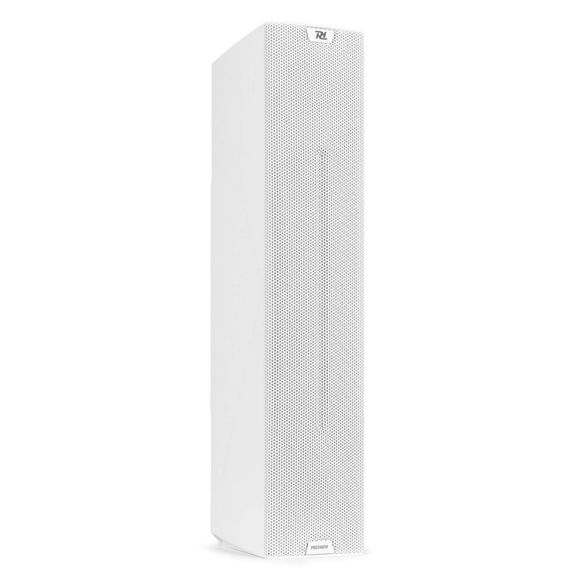 Power Dynamics PDCS403V 100V speaker - Verticale kolomluidspreker - IP44 waterdicht - 60W - Wit
