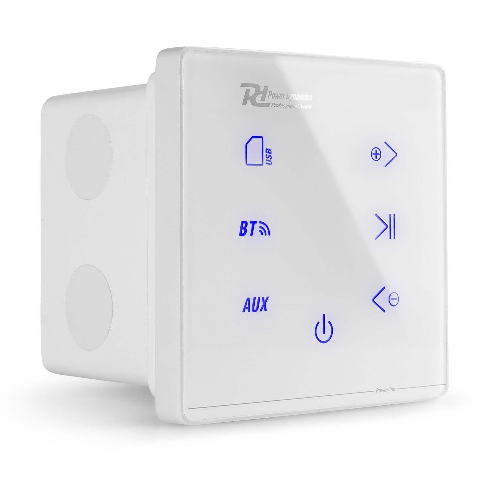 Power Dynamics A100W Geavanceerde Inbouw Versterker met Bluetooth, MP3 en Radio