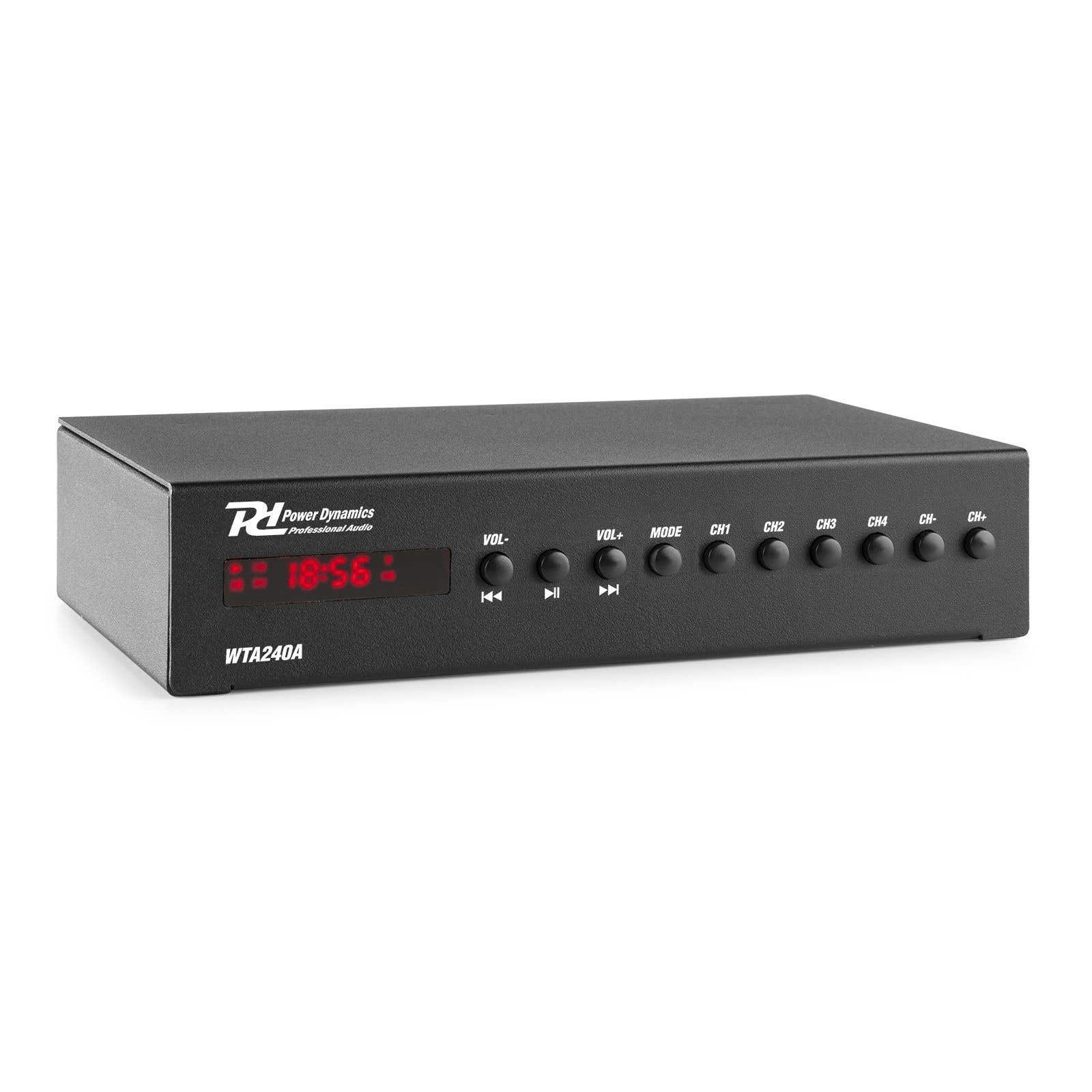 Power Dynamics WT240A stereo versterker met Bluetooth en Wifi - 80W