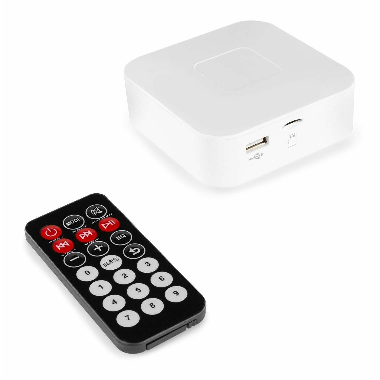 Power Dynamics BT20 Compacte Mini Versterker met Bluetooth, MP3 en Radio