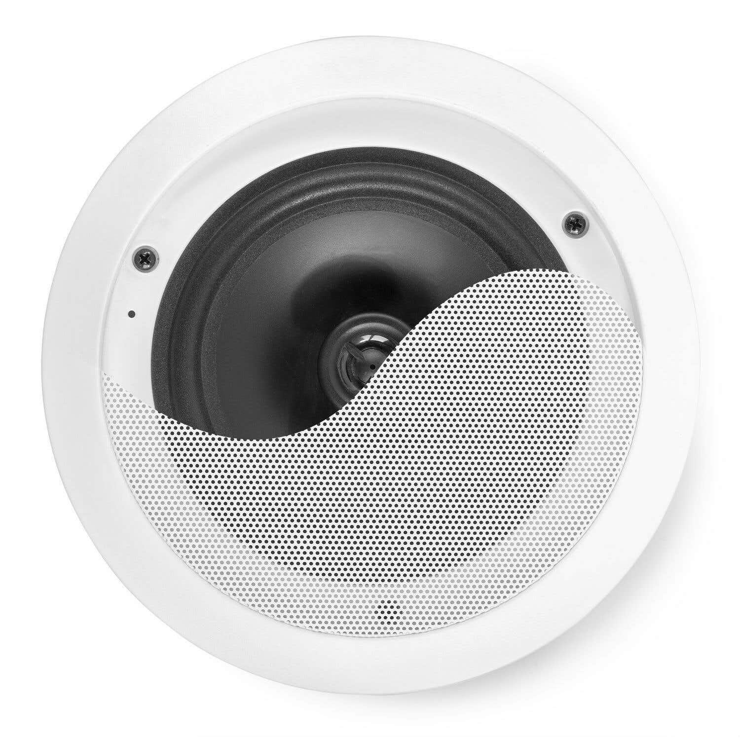 Retourdeal - Power Dynamics CSSG6 plafond speaker - aluminium - 6.5 inch - 80W - Wit