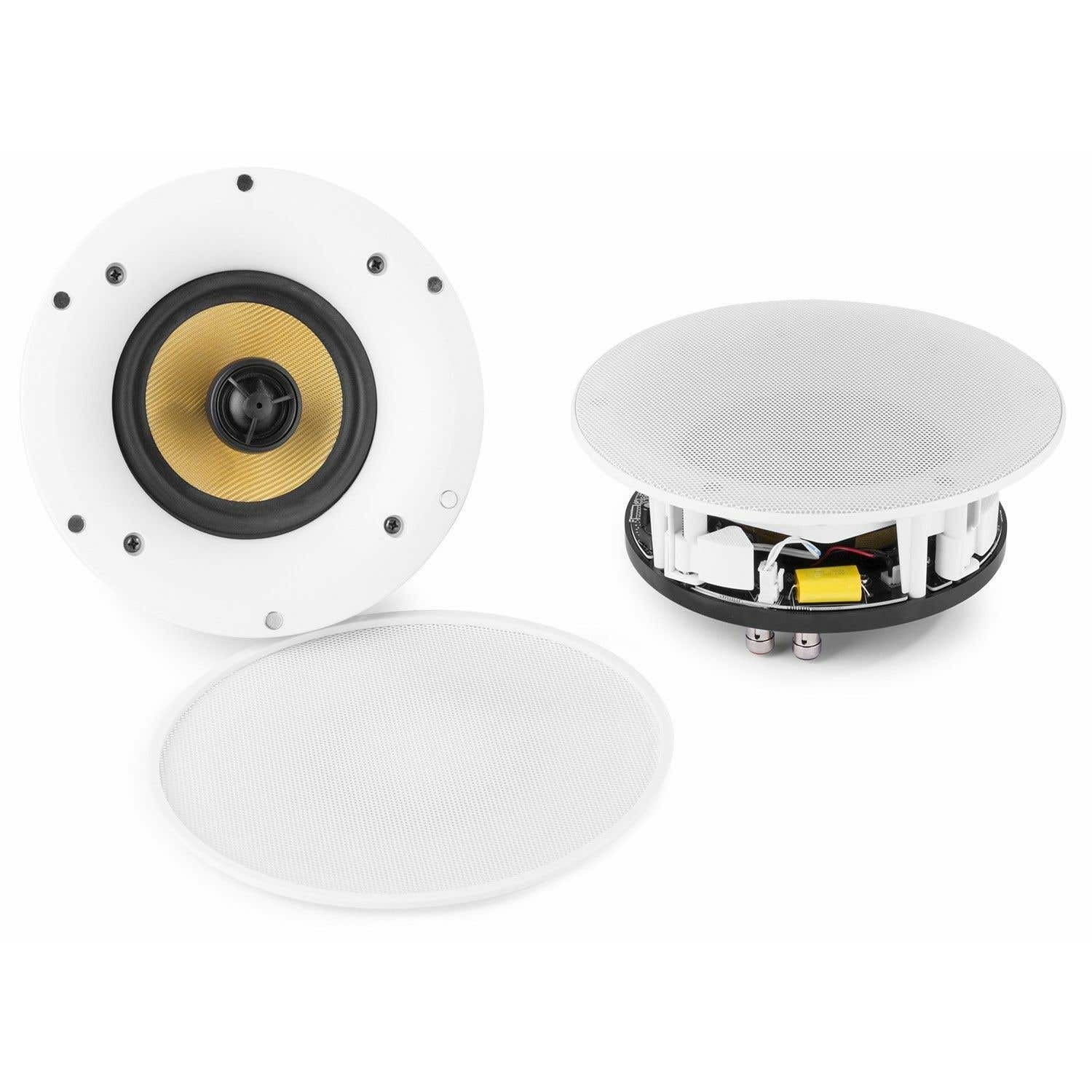 Power Dynamics WCS80 inbouw WiFi speakers met Bluetooth - 140W - Wit