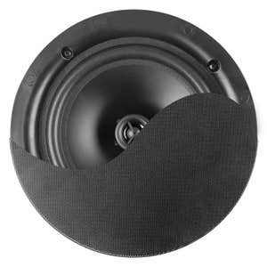 Power Dynamics NCSP5 100V Plafondspeaker – Low Profile, 20W, 5.25 Inch, Wit, Magnetische Grille