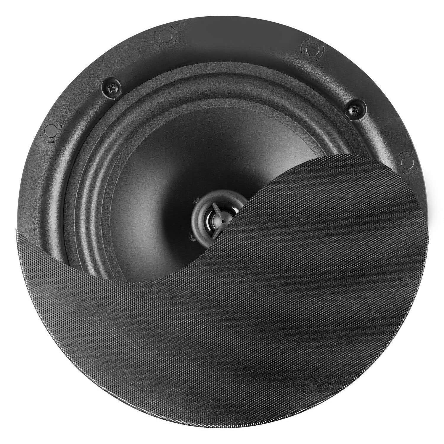 Power Dynamics NCSP6B 100V plafond speaker - low profile - 6.5 inch - 30W - Zwart