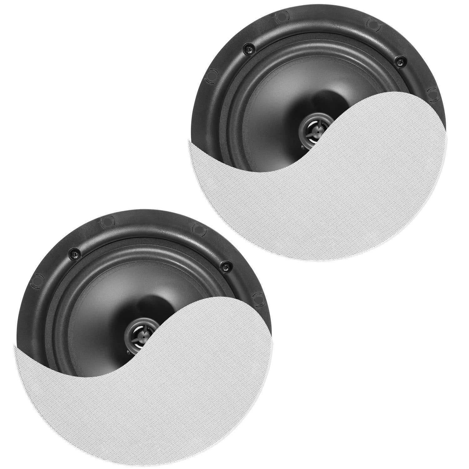 Retourdeal - Power Dynamics NCBT8B set van 2 plafond speakers met Bluetooth - 80W - 8 inch - Wit