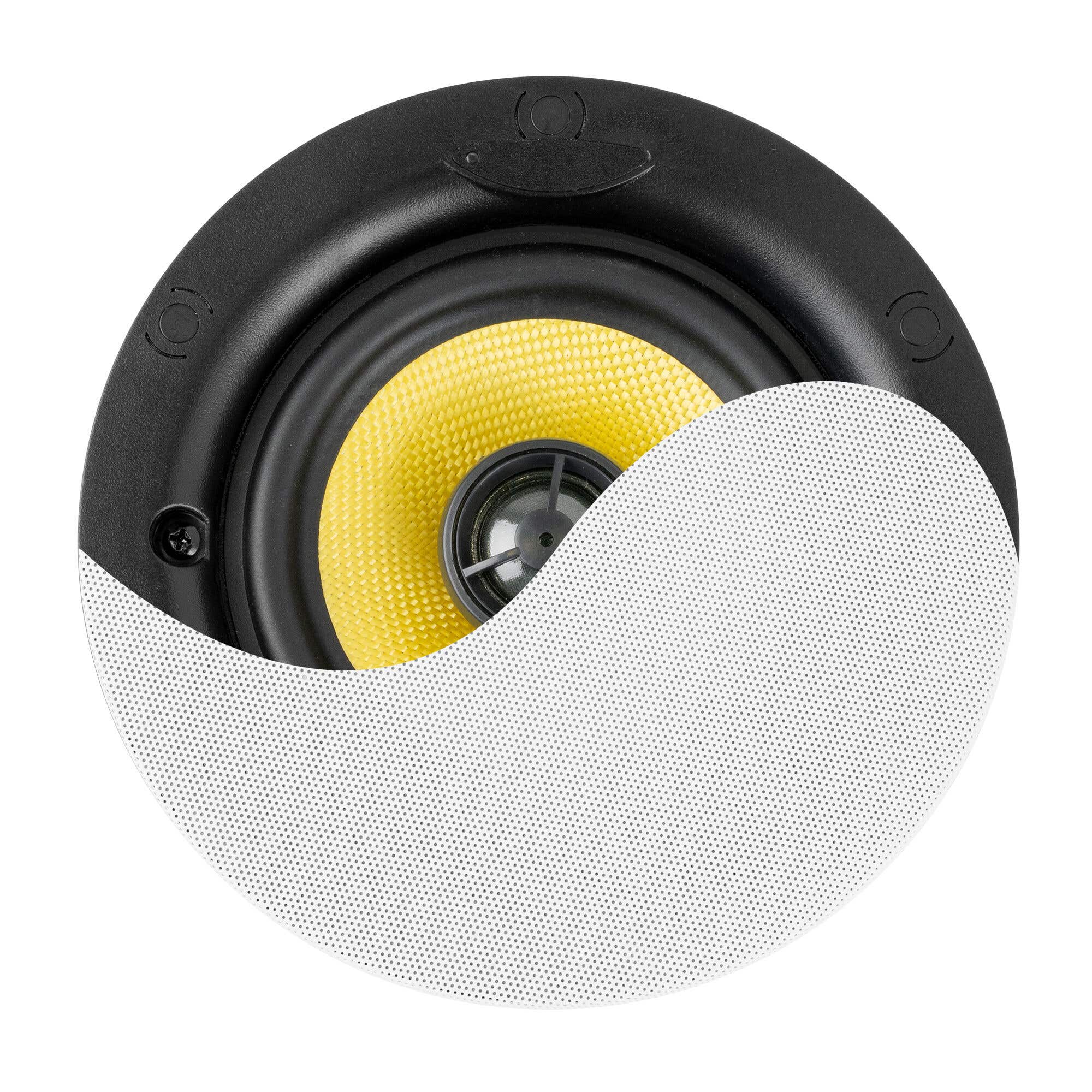 Power Dynamics KVCS5 plafond speaker - IP44 inbouw speaker - Buitenspeaker - 5.25 inch - Wit
