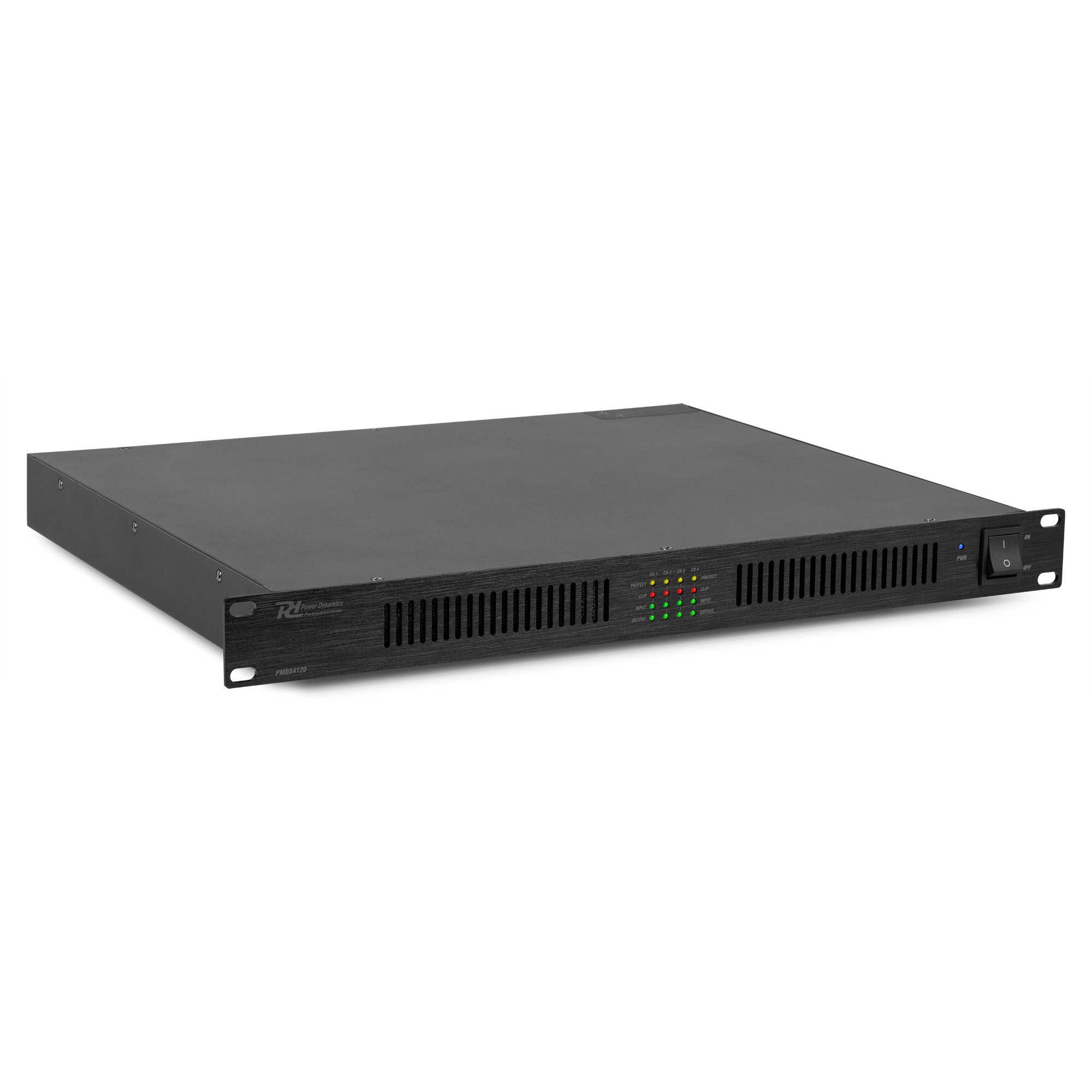 Power Dynamics PMDA4120 100V versterker - 4 kanaals - klasse D - 480W