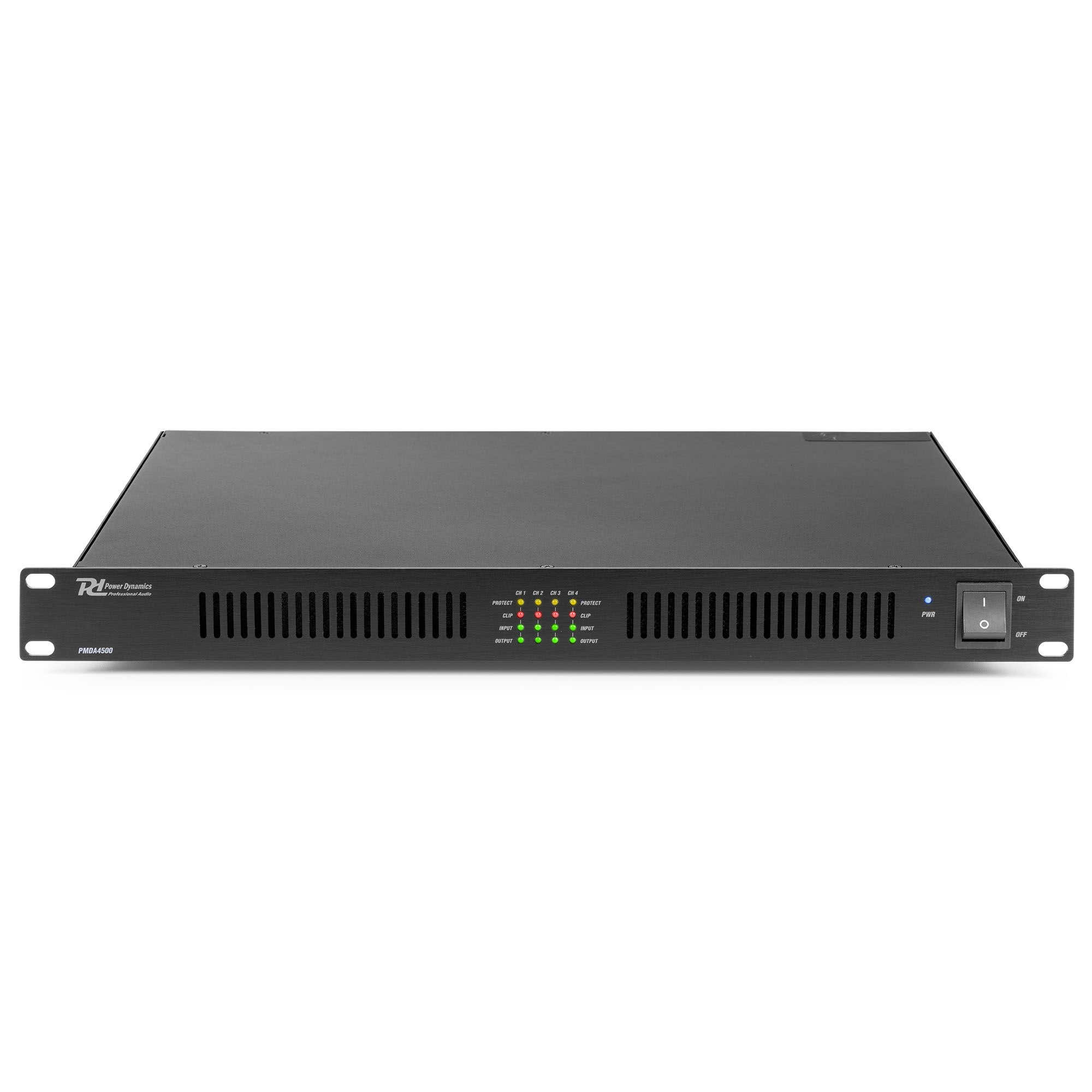 Power Dynamics PMDA4500 100V versterker - 4 kanaals - klasse D - 2000W
