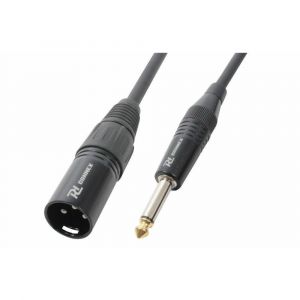 PD Connex XLR Male naar 6.3mm mono Jack kabel - 3 meter